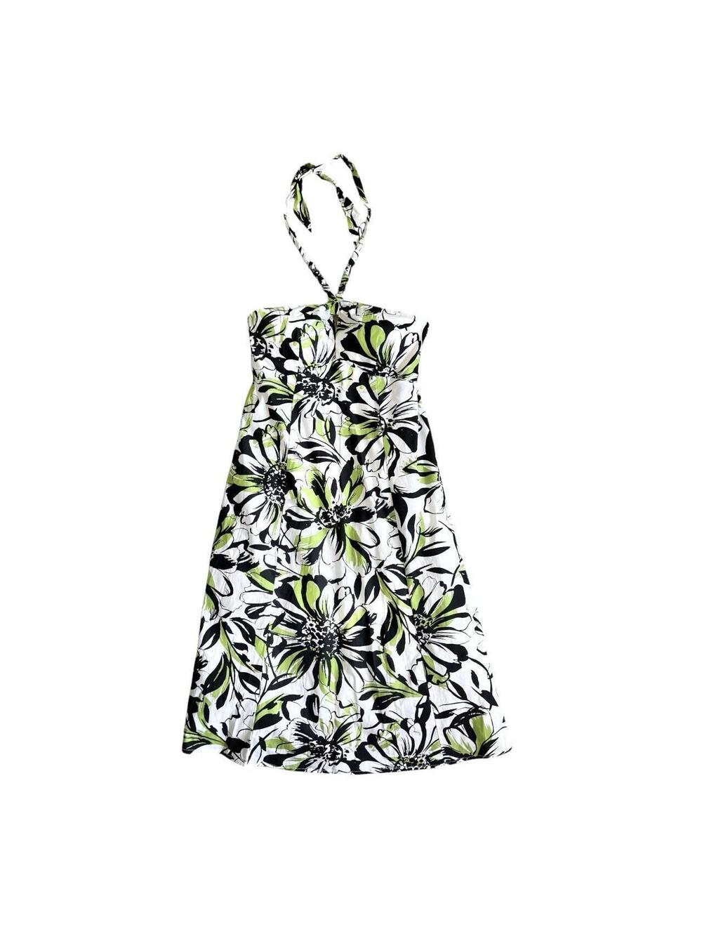 NWT Vintage Y2K Halter Keyhole Midi Dress Size 10